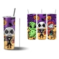 thumbnail image 1 of Termo Tumbler 20oz SVART El Mundo Extraño Jack Halloween Tipo Inflado Md2, 1 of 5