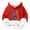 Red, variant on Piuwrlz Fleece Hood Sweatshirts Childrens Girls Boys Winter Printed Hoodies Plush Cotton Hoodie Pullover Green Size 2 Years