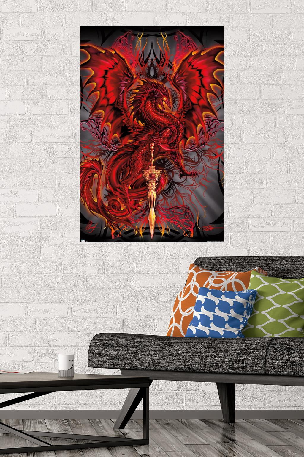 Ruth Thompson - Dragonblade Bloodblade Wall Poster, 22.375" x 34"