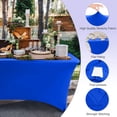thumbnail image 2 of Mantel ABCCANOPY Spandex para mesa rectangular para hogar de 6 pies, 2 of 6