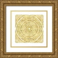 thumbnail image 1 of Murdock, Ramona 20x20 Gold Ornate Wood Framed with Double Matting Museum Art Print Titled - Tree Ring Triptych II, 1 of 4