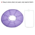 thumbnail image 3 of Uxcell 8 Inch Folding Hanging Wedding Home Party Paper Lanterns Purple 6 Pack, 3 of 7