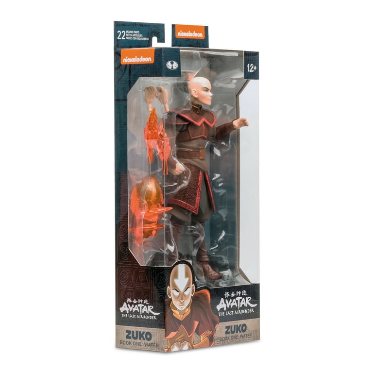  Avatar: The Last Airbender Prince Zuko 7 Action Figure with  Accessories : McFarlane The Last Airbender: Everything Else