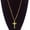Golden Green, variant on 18K Gold-Plated Golden Red Enamel Prayer Cross 18-Inches Religious Crucifix Stainless Steel Pendant Chain Necklace Set Gift