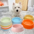 thumbnail image 4 of 2PCS Candy Color Pet Bowl Plastic Dog Bowl Cat Bowl Round, 4 of 5