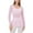 Pink, variant on tarylea Athletic Tops for Women Scroop Neck Mid to Long Length Tops Quick Dry Long Sleeve Shirts Sports Yoga Tops