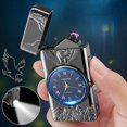 thumbnail image 3 of Rechargeable Watch Lighter For Men Dual Arc Striking Embossed-Eagle Design Ideal Holiday Present, 3 of 5