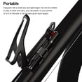 thumbnail image 4 of TureClos Bomba de bicicleta de aleación de aluminio bola portátil inflador de neumáticos de bicicleta de mano retráctil doble válvula Manual MTB hogar ciclismo bombas negro TureClos JD733114890, 4 of 7