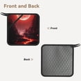 thumbnail image 2 of Rocae Red Moon Lava for Square Silicone Anti-scalding Mat Trivet Hot Pads for Kitchen Counter, Silicone Trivets for Hot Pots and Pans, 2 of 8