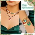 thumbnail image 5 of 40 Pcs/20 Pairs Christmas Resin Charms for Crafts Santa Claus Snowman Pendants Ornaments for Xmas Home Party Decoration Necklace Earring Bracelet Making, 5 of 6