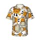 thumbnail image 1 of Fotbe Giraffes Head Camisa Hawaiana para Hombre Unisex – Camisa Casual de Verano con Botones de Manga Corta de Algodón y Lino,XX-Large, 1 of 7