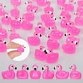 thumbnail image 4 of 100 mini figuras de flamencos, mini figuras de animales, pequeños adornos de flamencos, pequeñas figuras para decorar tartas, miniaturas para casas de muñecas., 4 of 5