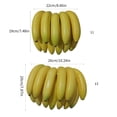 thumbnail image 3 of SIEYIO Simulation Artificial Fruit Banana Bunch for Restaurant Hotel Home Wedding Decors, 3 of 13