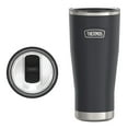thumbnail image 6 of Thermos Stainless Steel Tumbler, w/ Slide Lock Lid, Graphite, 24 oz, 6 of 6