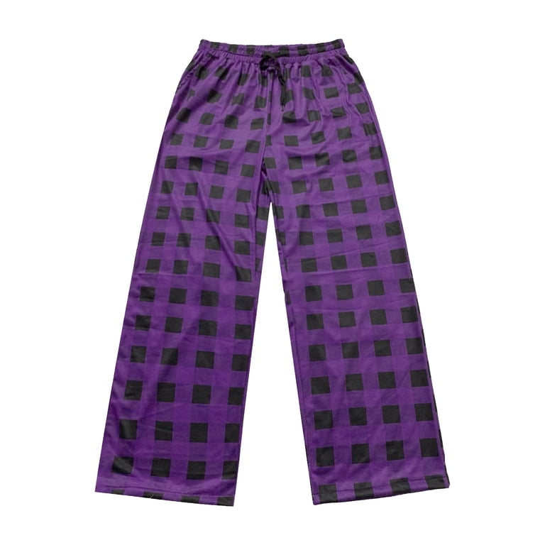 Purple Work Pants for Men, Golf Pants, Weekend Polyester Hiking