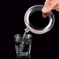 thumbnail image 2 of Petaca portátil con correa de acero inoxidable para bebidas alcohólicas y vino, ideal para bares y fiestas en interiores. Incluye 1 embudo., 2 of 5