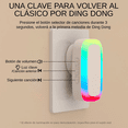 thumbnail image 5 of Timbre Inalámbrico Ip55 200m - 38 Timbre + Luz Led, Impermeable Belug, egro, 5 of 5