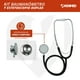 thumbnail image 3 of Kit Baumanómetro y Estetoscopio Profesional Magnimed Doble Campana Color Negro, 3 of 5