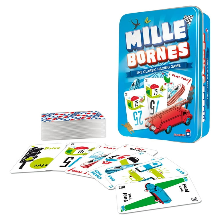 Mille Bornes Strategy Card Game for Ages 7 and up, from Asmodee