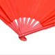 thumbnail image 2 of Tai Chi Martial Arts Kung Fu Bamboo Silk Dance Pratice Training Performance Fan (Red Rib), 2 of 4