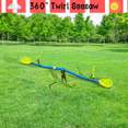 thumbnail image 4 of Pouseayar 360° Swivel Seesaw, 2 Seats Playground Equipment, Outdoor Fun Toy Set for Kids, Boys, Children, 4 of 6