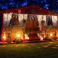 thumbnail image 2 of ThrottleT -LED Icicle Lights, 300 LEDs, 33ft, 8 Modes, Curtain Fairy Light with 60 Drops, Clear Wire LED String for Christmas/Thanksgiving/Easter/Halloween/Party Backdrops Decorations (Cool White), 2 of 14