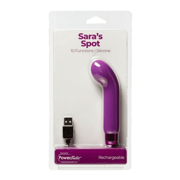 Powerbullet Sara's Spot G-Spot Vibrator, Purple