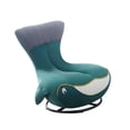 thumbnail image 2 of Silla decorativa,Silla decorativa para sillas de salón Lectura,Silla moderna Sofá tapizado suave Silla,Silla giratoria Sofá individual Sofá de sala de estar,Silla de ocio individual Verde, 2 of 8