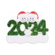 thumbnail image 3 of Adorno de árbol de Navidad personalizado, muñeco de nieve, familia de 2-6, 2024 personalizado para abuelos, padres, niños, vecinos, 3 of 5