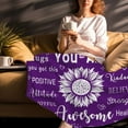 thumbnail image 3 of Mom Blanket Gifts for Mom,Mothers Day Best Gifts for Mom from Daughter Son,Super Soft Throw Blankets for Mom's Birthday Gifts for Bed Couch 50”x40”, 3 of 5