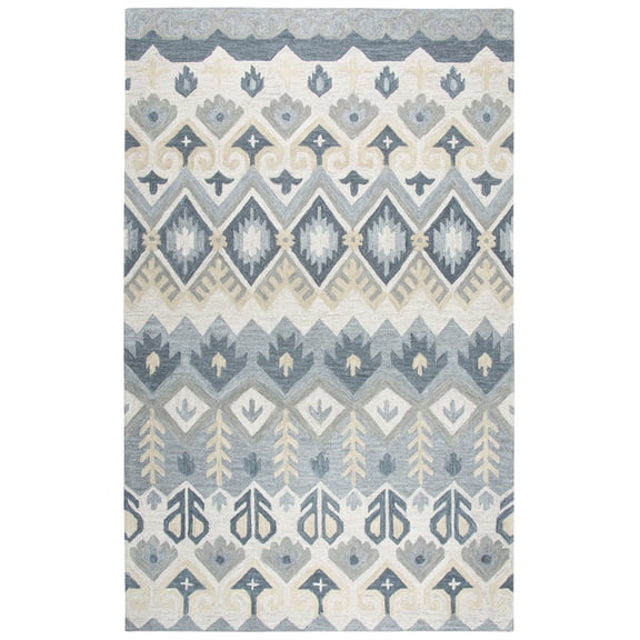 Rizzy Rugs Resonant Area Rug RS919A Natural Diamonds Wool 8' x 10' Rectangle