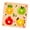 fruit, variant on Kuntesetty Wooden Peg Puzzle Matching Game Shape Matching Board for Game Learning Trips animal