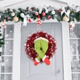 thumbnail image 4 of Gupgi Christmas Tree Thief Garland Prosthetic Leg Jolly Santa Wreath, 4 of 6