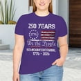 thumbnail image 4 of Anniversary USA Shirts for Women American Flag T-Shirt 4th of July Shirt American Birthday USA T-Shirt Patriotic Tops, 4 of 6