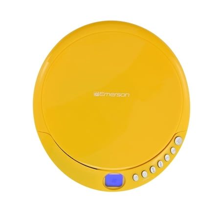 Emerson EPCD-2003 Portable CD Player with FM Radio, Bluetooth 5.3 AudioStream�, 60-Second Anti-Shock, 20-Track Memory, LCD Display, Dual Power (Micro-USB/Battery) & Earphones Included