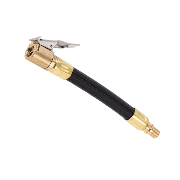 1pc 4.72" 7.8mm ID Tubo de extensión para inflador de neumáticos 0.305inx32TPI Nylon Negro para automóvil motocicleta bicicleta