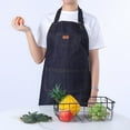 thumbnail image 5 of Korean Version Of Coffee Shop Hanging Neck Denim Apron Fashion Adult Work Adjustable Work Clothes Length 78cm Wide 70cm, 5 of 5
