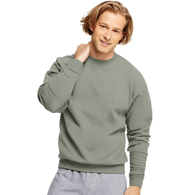 Hanes Chandail Molletonné à Col Rond ComfortBlend EcoSmart pour Hommes - Meilleur Vendeur, S, Délavé