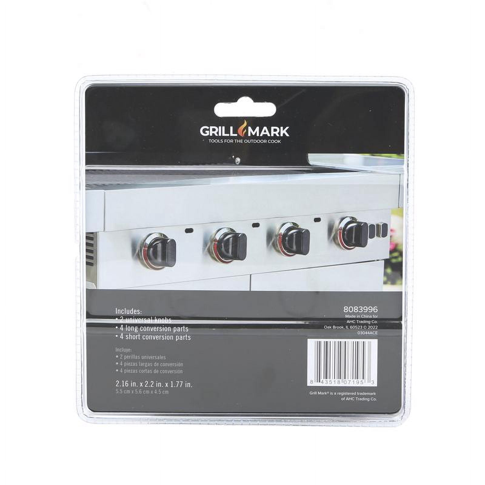 Grill Mark 8083996 Plastic Grill Control Knob for Universal