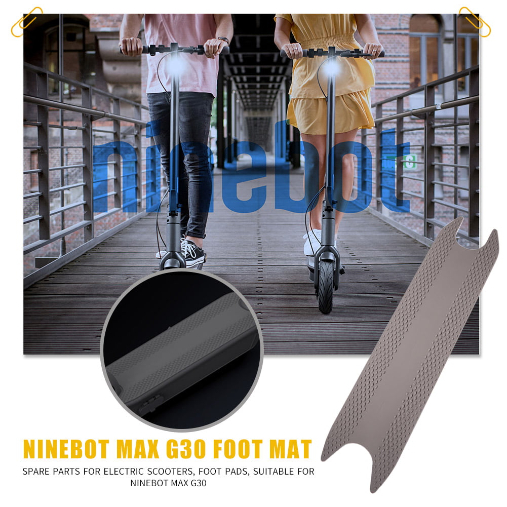 HYGJ Tmom Max G30 Foot Mat Non-slip Rubber Mat Scooter Foot Pads for Segway-Ninebot Max G30 Electric Scooter Standard Size Original Replacement Abrasion-resistant and Washable