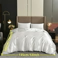 thumbnail image 3 of 3pcs Satin Duvet Cover Set, Luxury Silky Solid Color Bedding Set, Soft Comfortable Duvet Cover, For Bedroom, Guest Room (1*Duvet Cover + 2*Pillowcase, Without Core), 3 of 4
