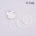 thumbnail image 1 of Stainless steel packing filter plate and silicone gel ring replacement 6CUP, 1 of 5