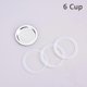 thumbnail image 1 of Stainless steel packing filter plate and silicone gel ring replacement 6CUP, 1 of 5