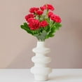 thumbnail image 4 of Artificial Carnation Flowers | 5 Stems with 10 Blooms | Purple Pink White Red | Plastic Home Decor | Indoor Outdoor Arrangements, 4 of 6