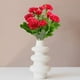 thumbnail image 4 of Claveles artificiales | 5 tallos con 10 flores | Morado, rosa, blanco y rojo | Decoración de plástico para el hogar | Arreglos para interiores y exteriores, 4 of 6
