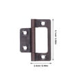 thumbnail image 2 of HONMEET 10pcs RV Door Hinges Iron Coffee Flat Hinges For Coastal Installation And DIY Enthusiasts, 2 of 6