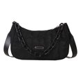 thumbnail image 1 of Bolsa Mujeres bordado hilo femenino embrague cadena decoración Hobo (negro) Ehuebsd Para Estrenar, 1 of 9
