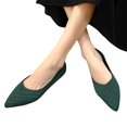 thumbnail image 3 of Sngxgn Women's Flat Comfortable Work Shoes Slip On Ballet Flat(Green,37), 3 of 6