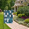 thumbnail image 2 of Yayeee Garden Flag 12"x18" Double Sided Outdoor Yard Lawn Holiday Decorations, Dark Blue Hexagon Patterns, 2 of 6