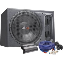 PowerBass 12 inch Single Subwoofer System with Amplifier